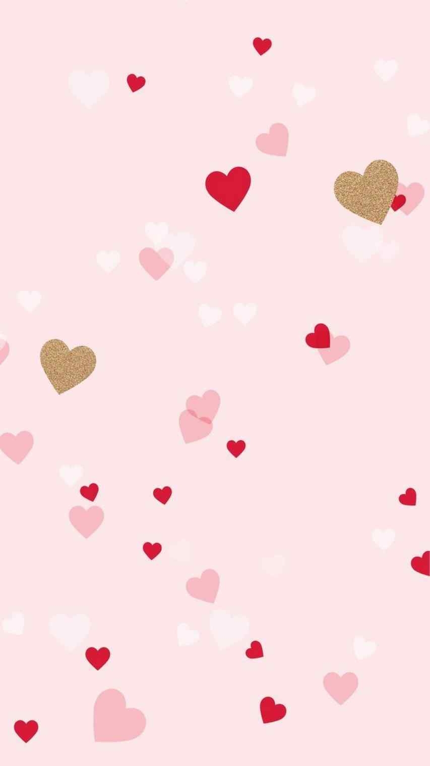 860x1520 Cute Valentines Wallpaper, Phone