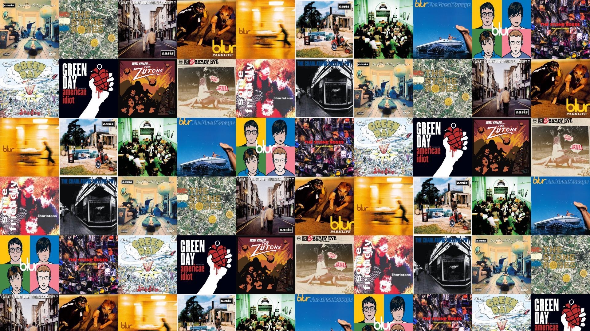 1920x1080 Oasis Definitely Maybe The Stone Roses The Stone Wallpaper « Tiled, Desktop