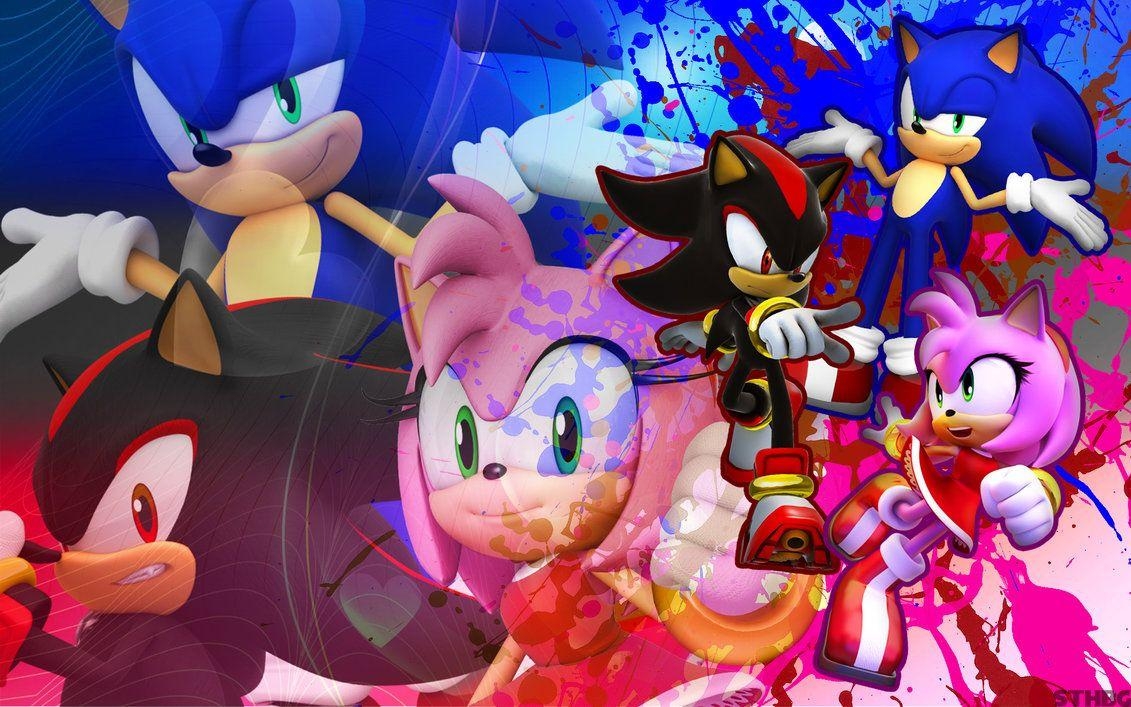 1140x710 Sonic, Shadow, And Amy, Desktop