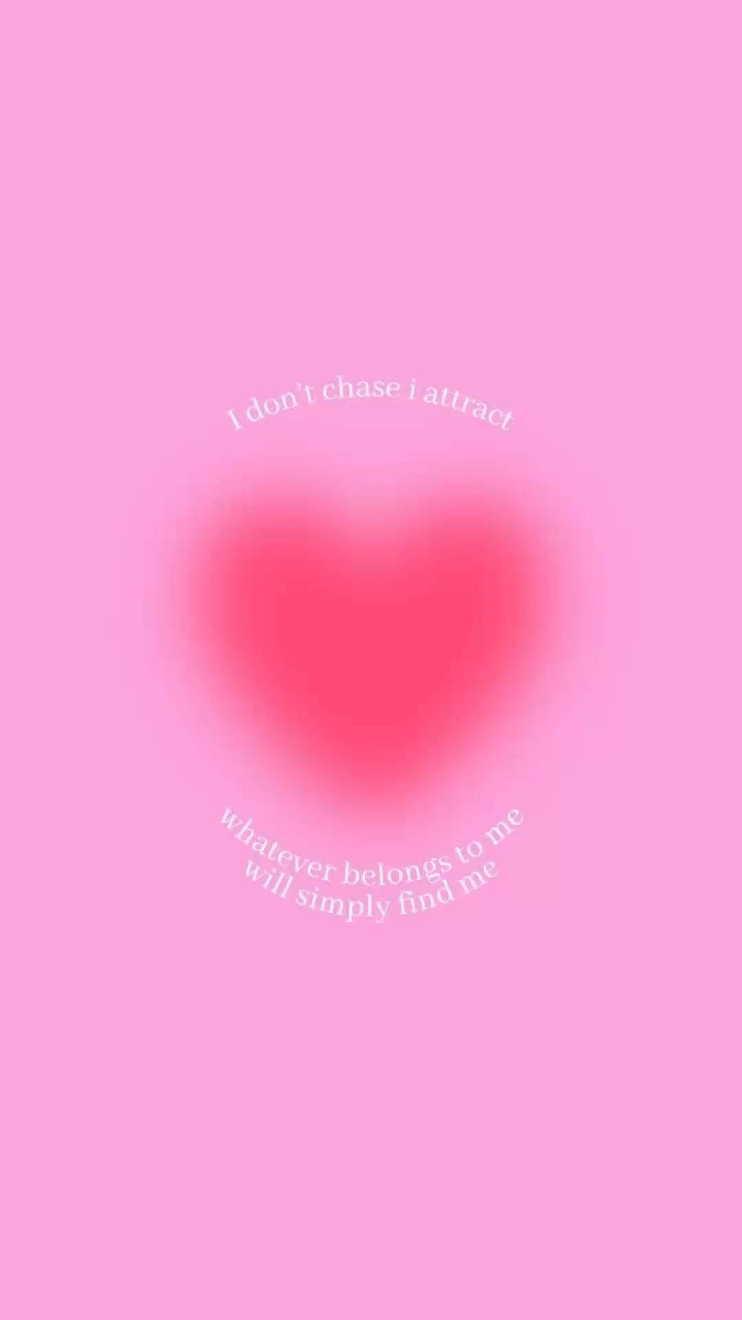 1080x1920 Download Pink Preppy PFP I Attract Quote Wallpaper, Phone