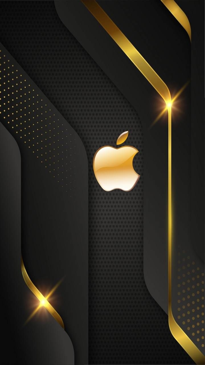 720x1280 Download Apple VIP Gold wallpaper by 79Anubis19 now.. Apple logo wallpaper iphone, iPhone lockscreen wallpaper, iPhone homescreen wallpaper, Phone