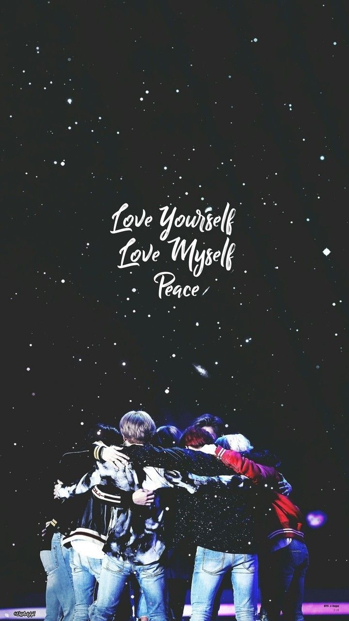 720x1280 Bts Love Yourself Quotes Wallpaper, Phone