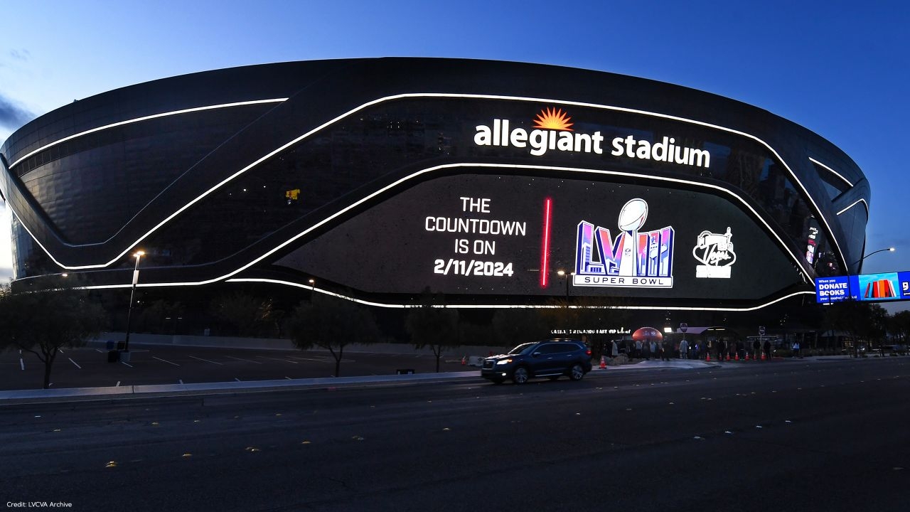 1280x720 The Countdown Is On: Super Bowl LVIII officially lands in Las Vegas, Desktop