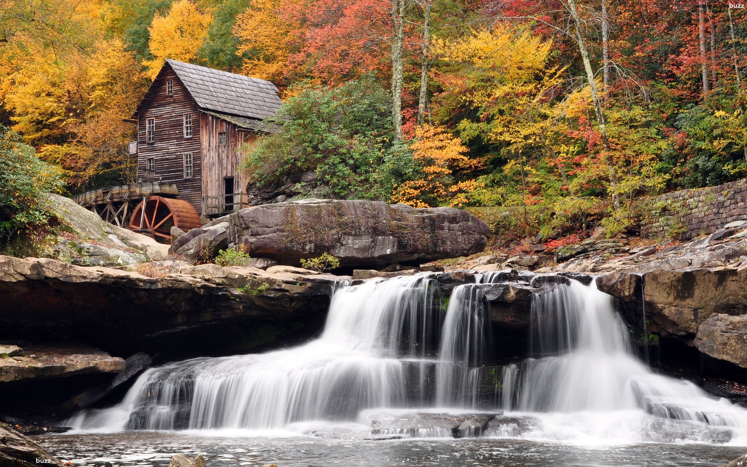 2560x1600 Water Mill HD Wallpaper, Desktop