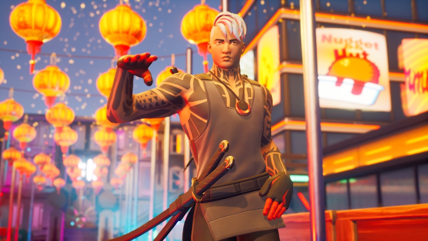 1370x770 Ronin Fortnite wallpaper, Desktop