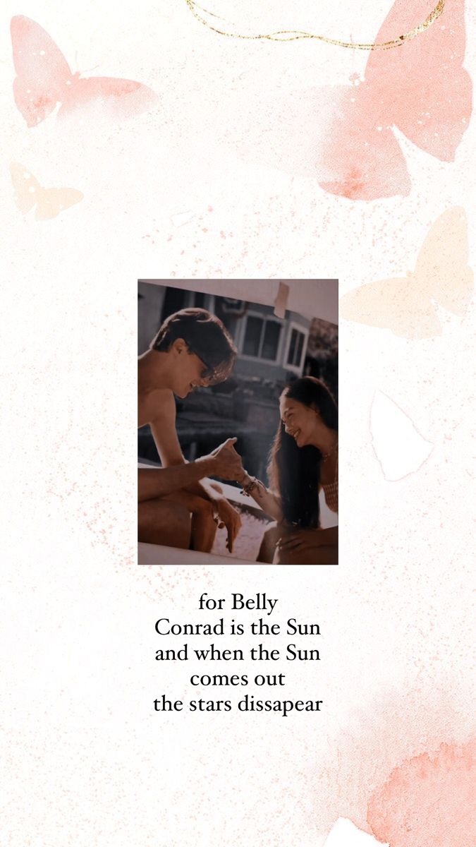 680x1200 tsitp wallpaper. Belly & Conrad.. Movies quotes scene, About time movie, Romantic book quotes, Phone