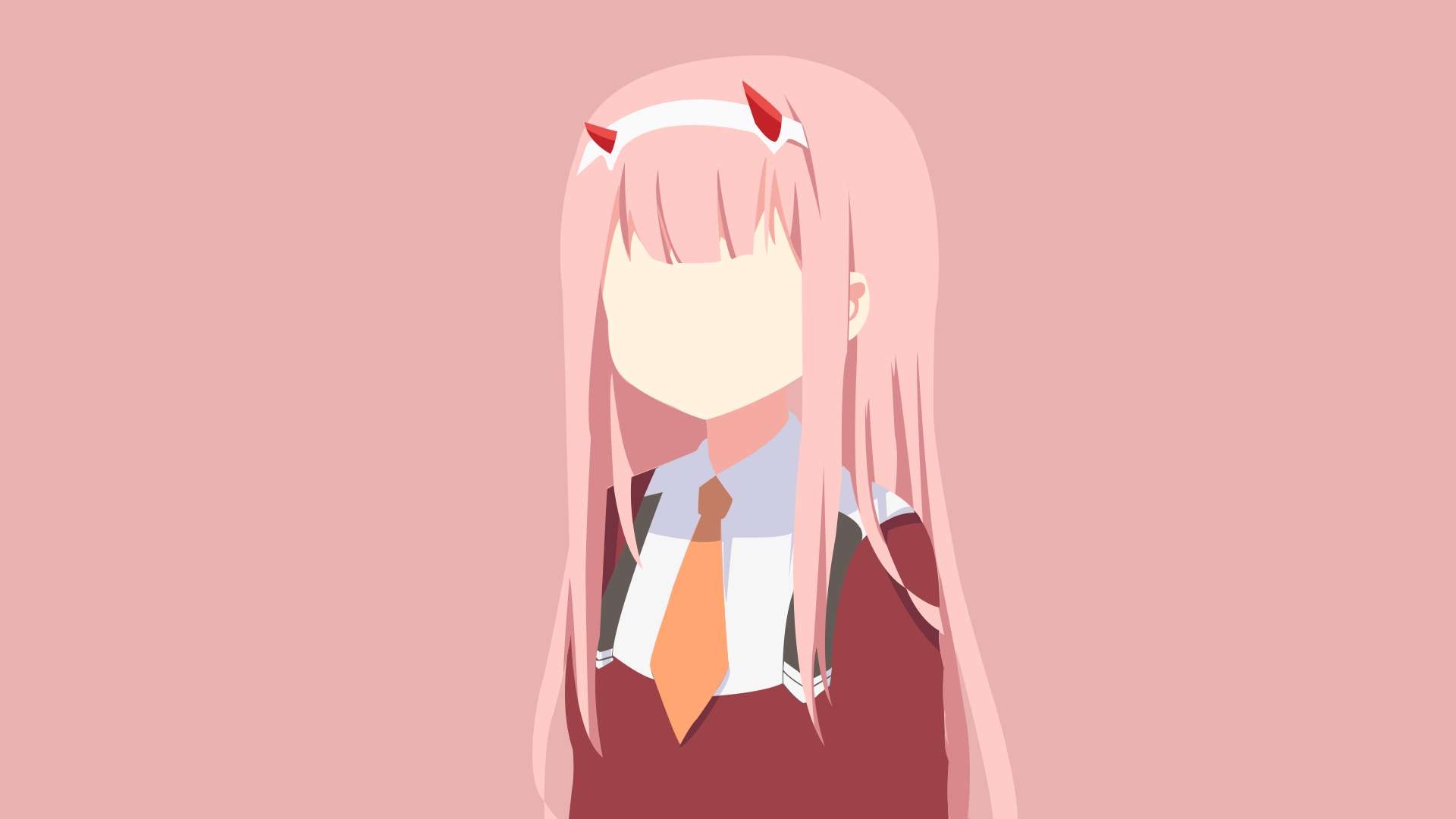 1920x1080 Zero Two Pink Wallpaper, Desktop