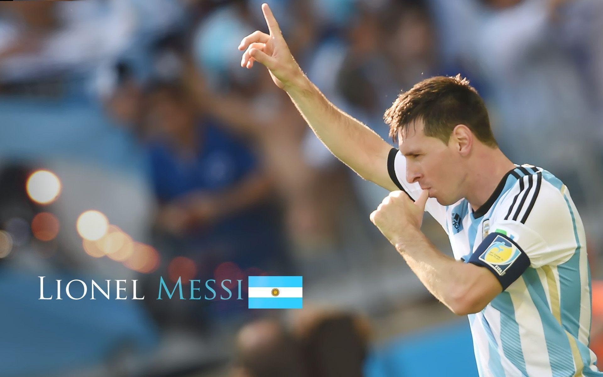 1920x1200 Lionel Messi Argentina Victory Confident Football Star, Desktop