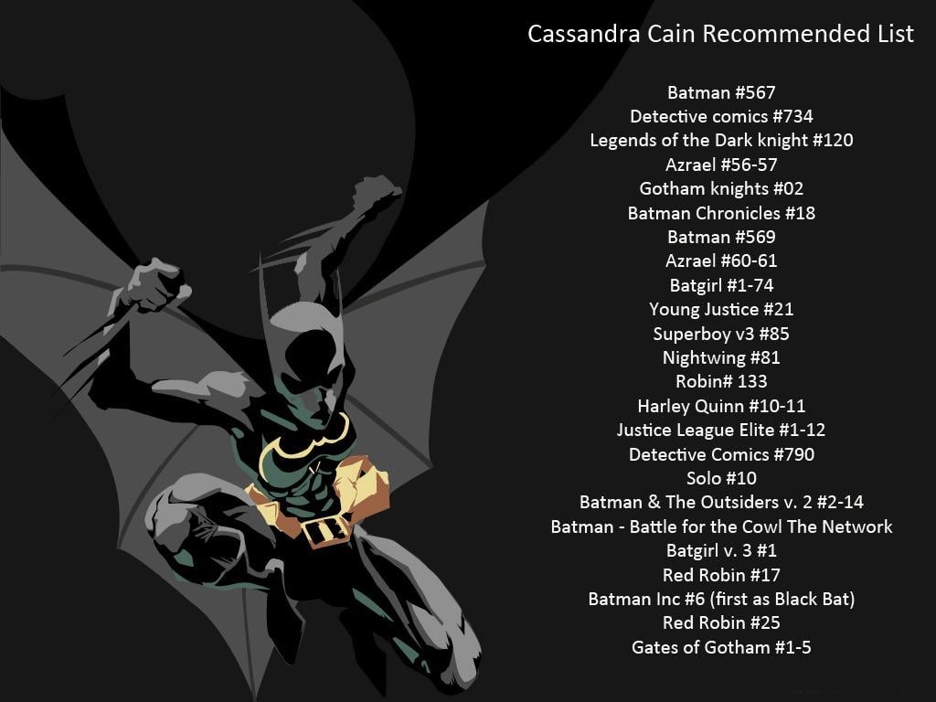 1030x770 Cassandra Cain (Batgirl, Black Bat) Appreciation, Desktop