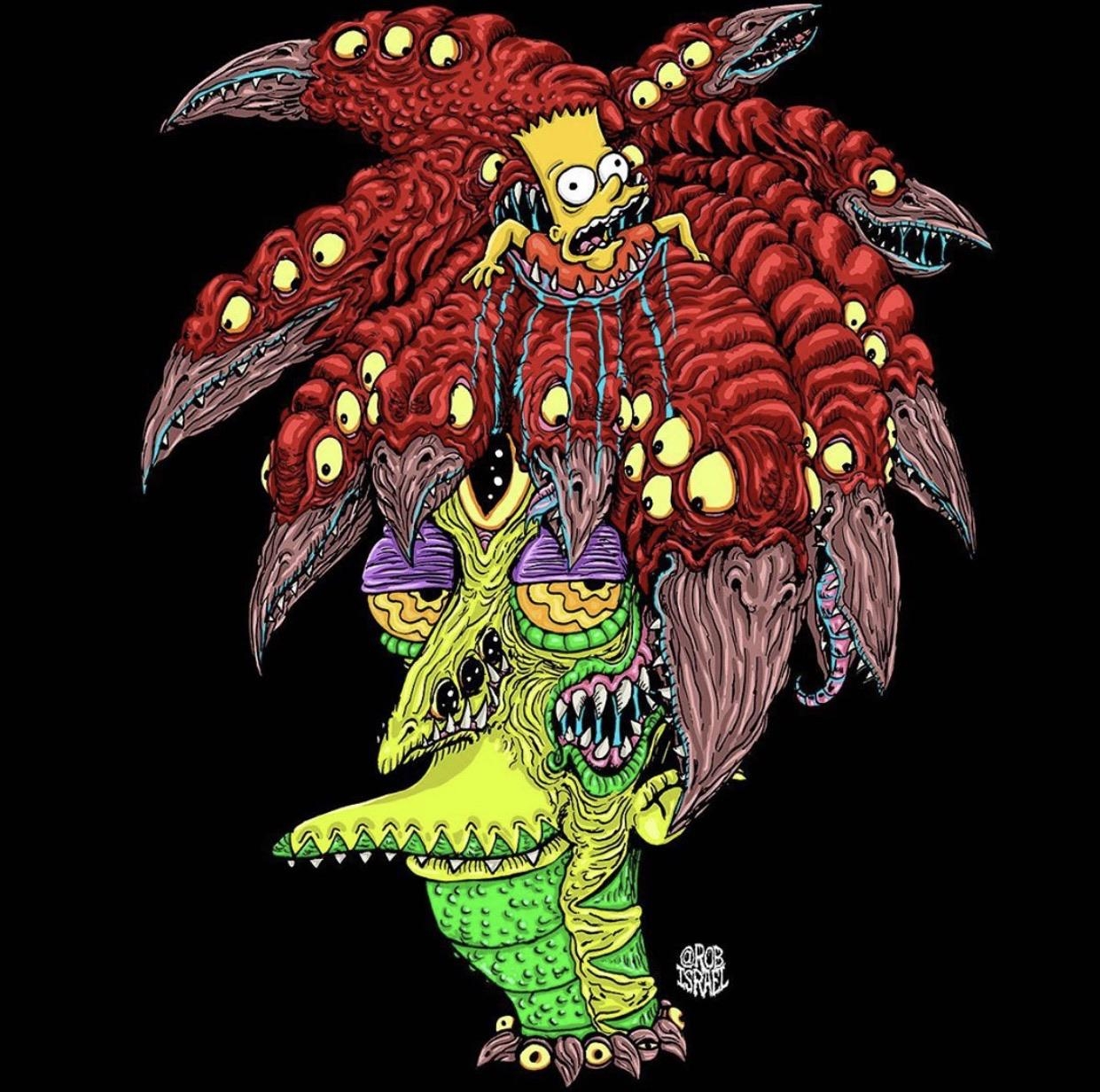 1250x1240 Monster SideShow Bob. Artwork, Desktop