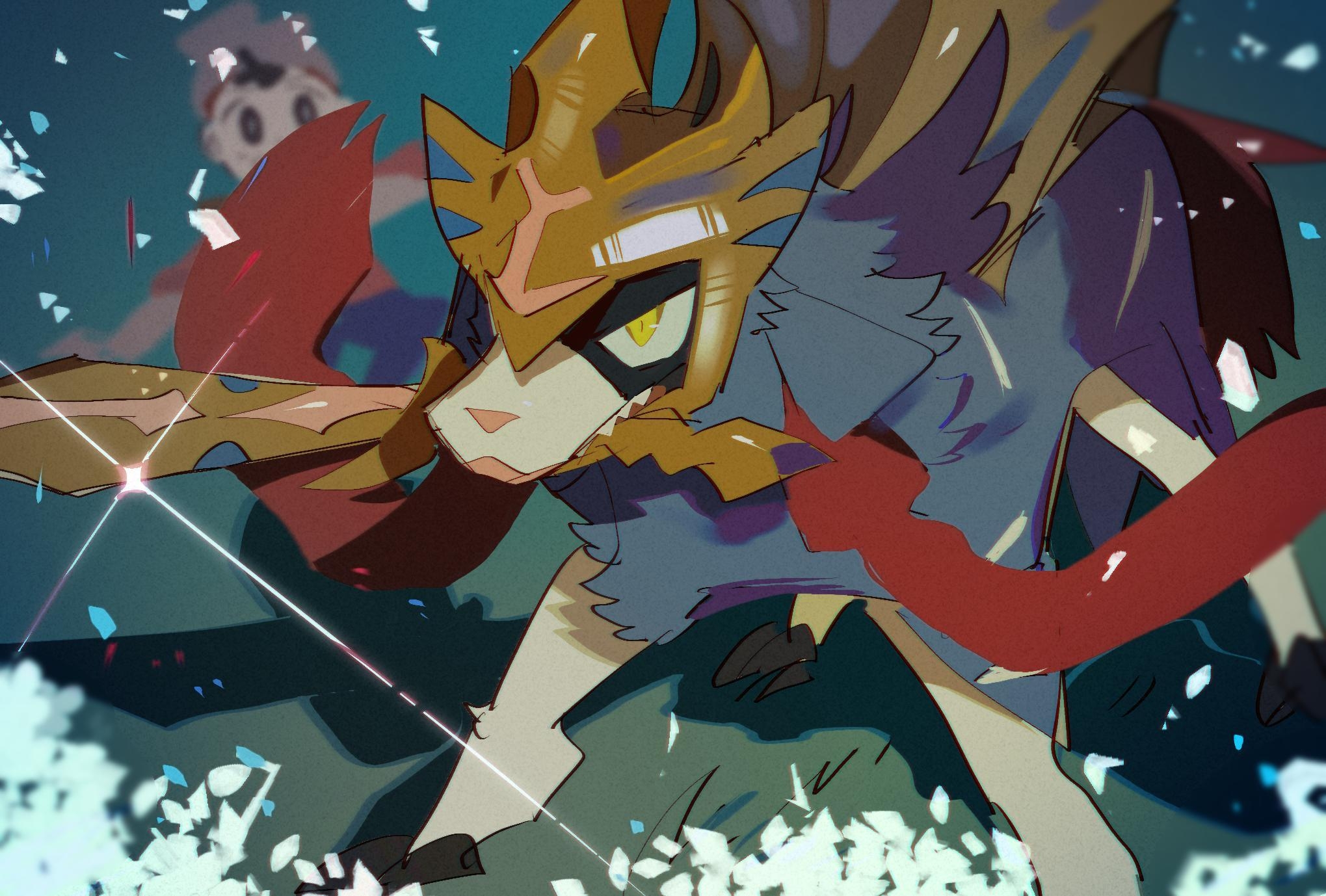 2040x1380 Zacianémon Sword & Shield Anime Image Board, Desktop