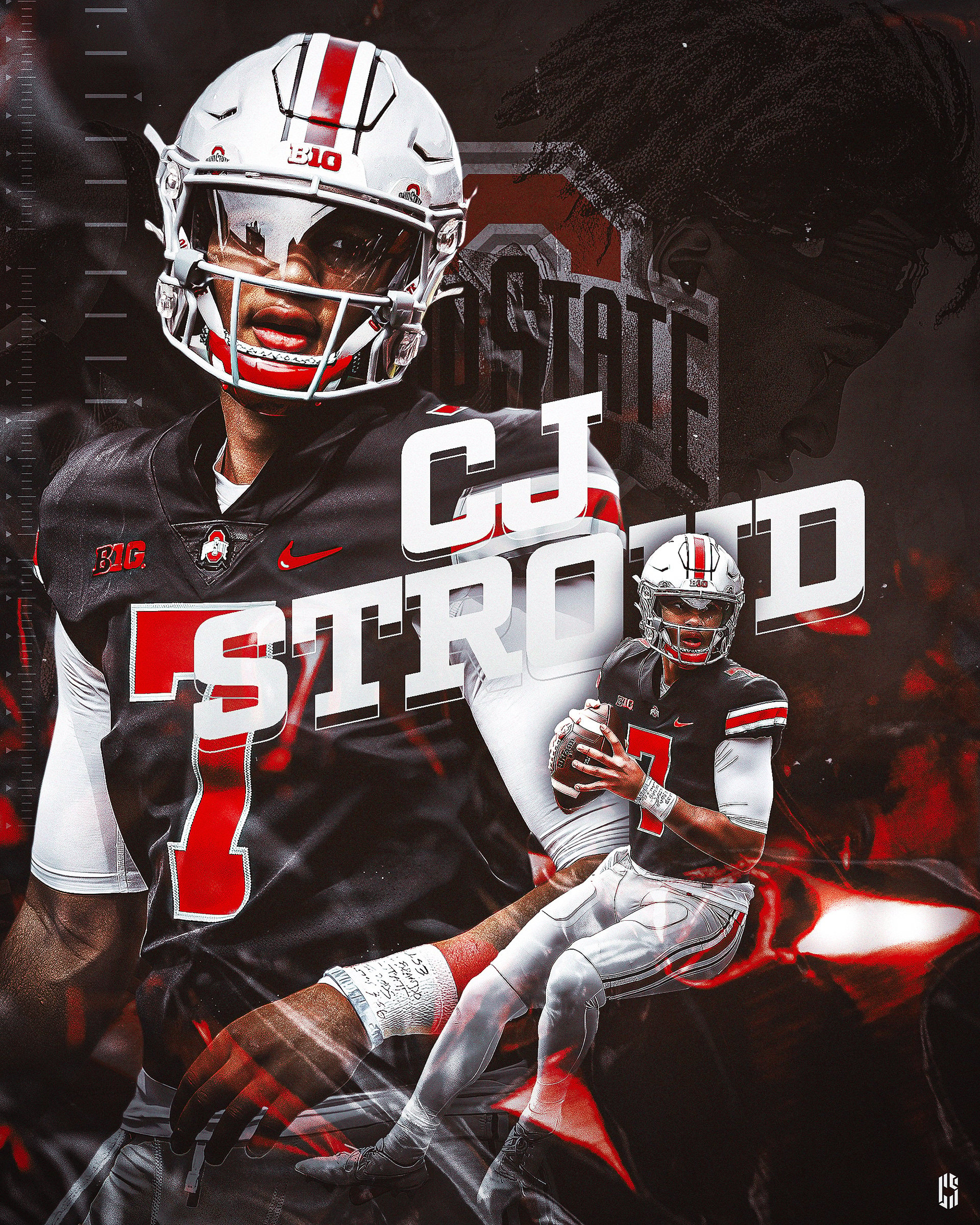 1920x2400 CJ Stroud Design, Phone