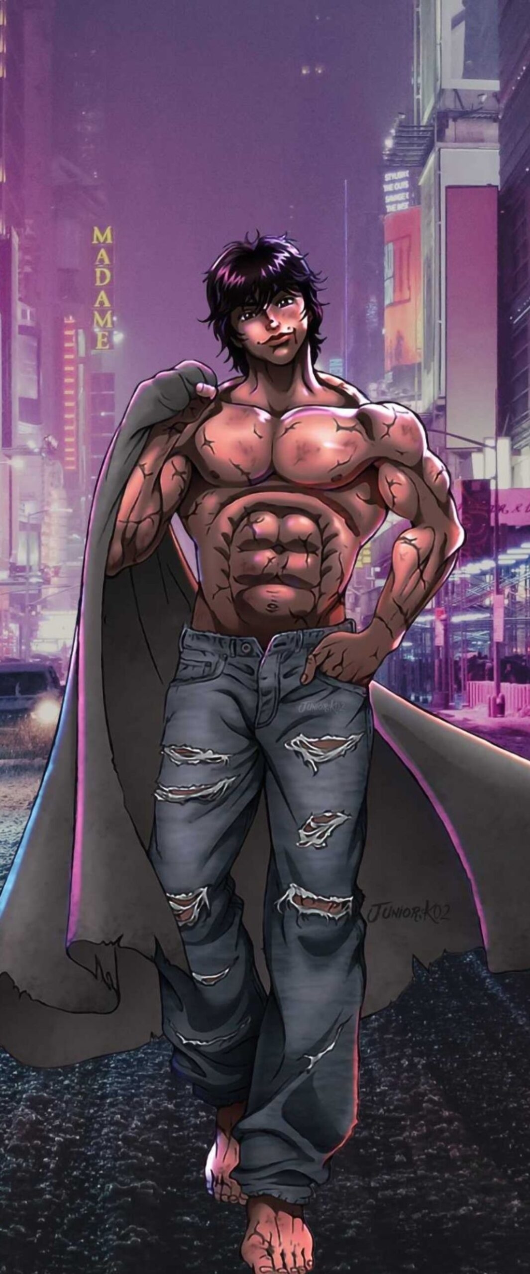 1070x2560 Best Anime Bodybuilding iPhone, Phone