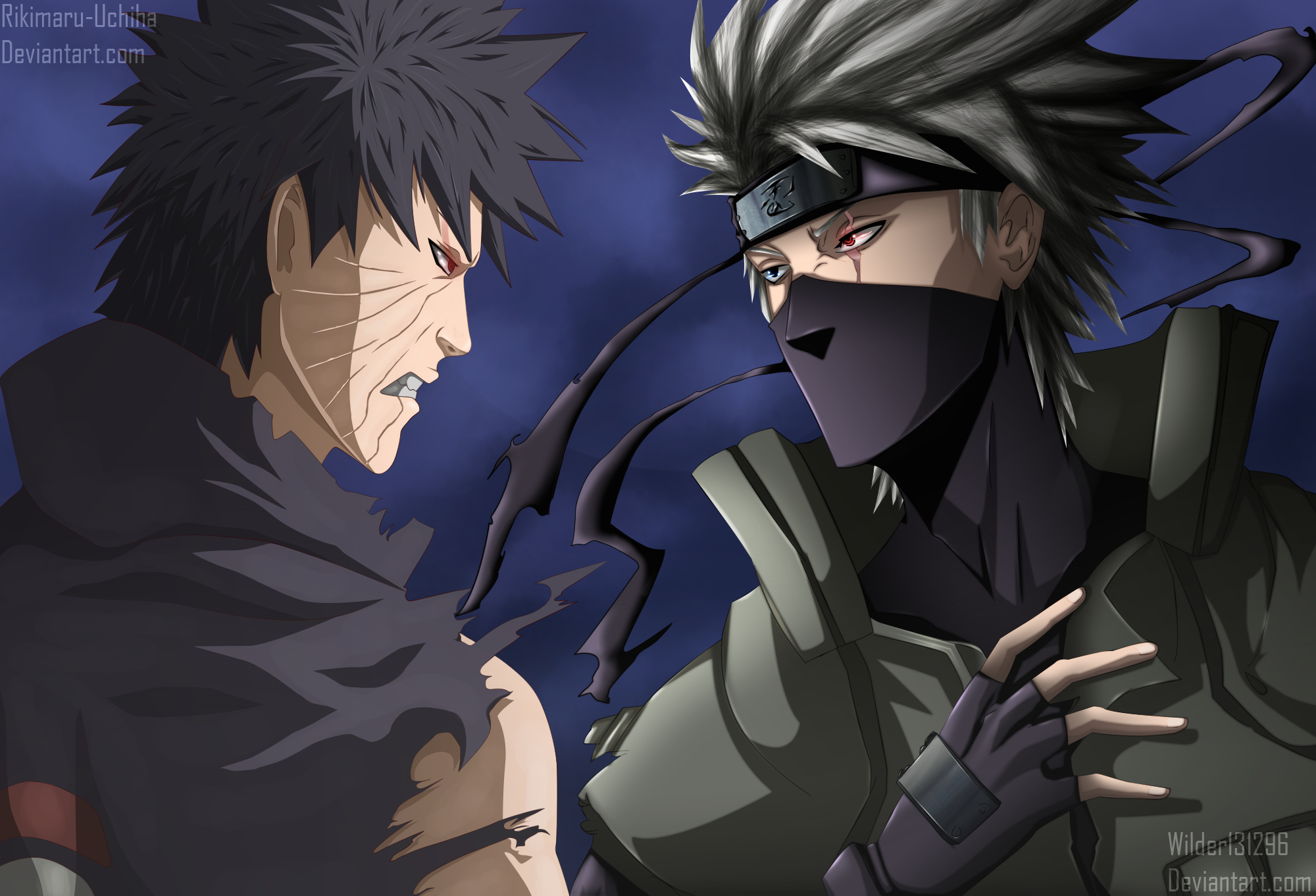 2000x1370 Kakashi and Obito Wallpaper. Naruto Kakashi Wallpaper, Kakashi Wallpaper and Kakashi Sasuke Wallpaper, Desktop