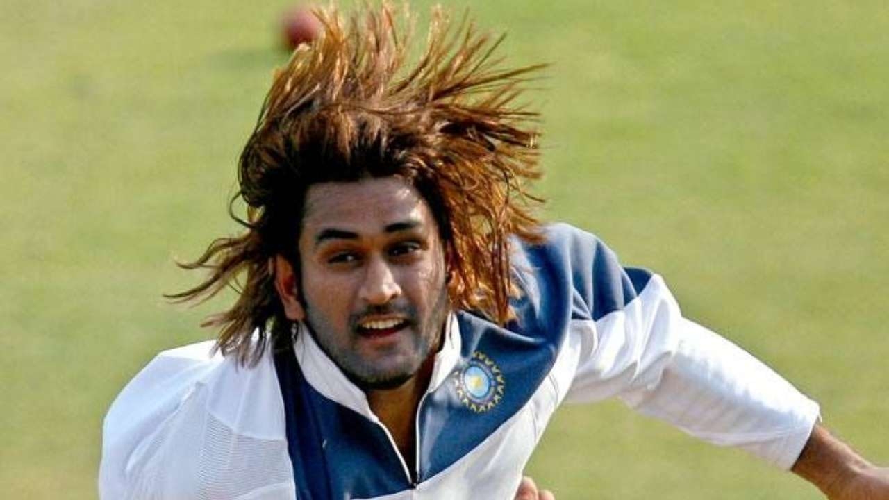 1280x720 In Pics: As MS Dhoni Debuts The V Hawk, Here's A Look At His Iconic Hairstyles, Desktop