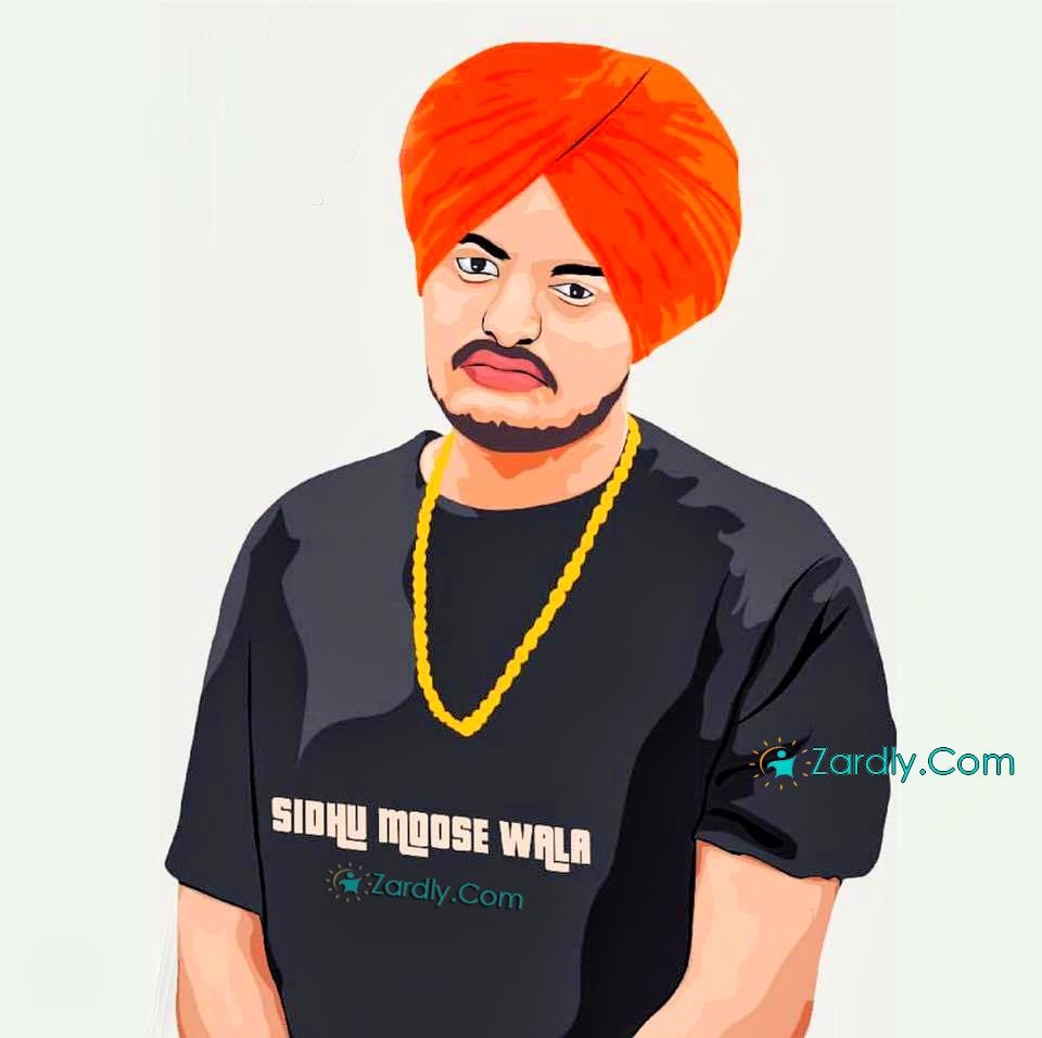 960x960 Sidhu Moosewala Cartoon Photo, Desktop