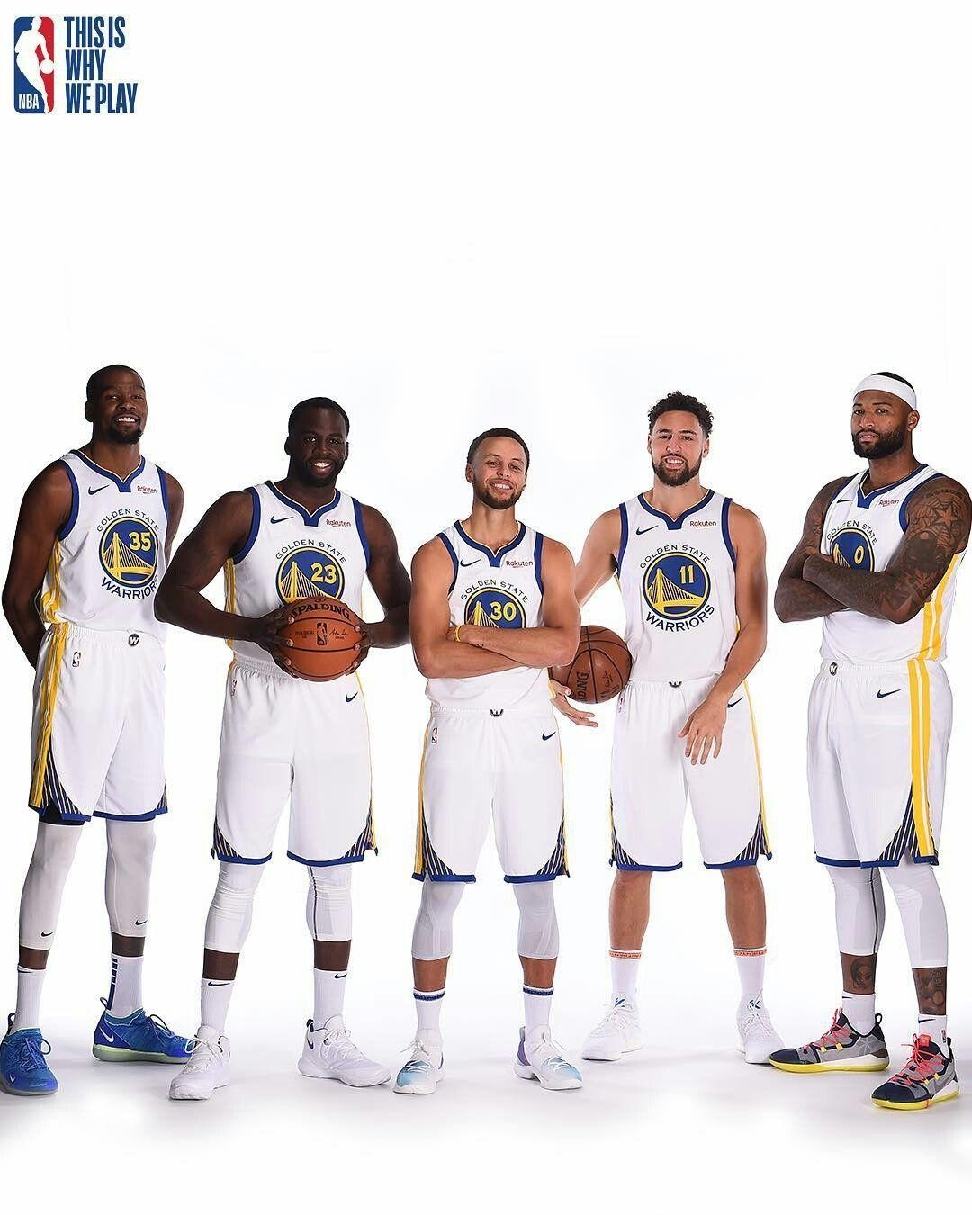 1080x1350 Curry Thompson Green Durant Cousins Golden State Warriors big 5 team, Phone