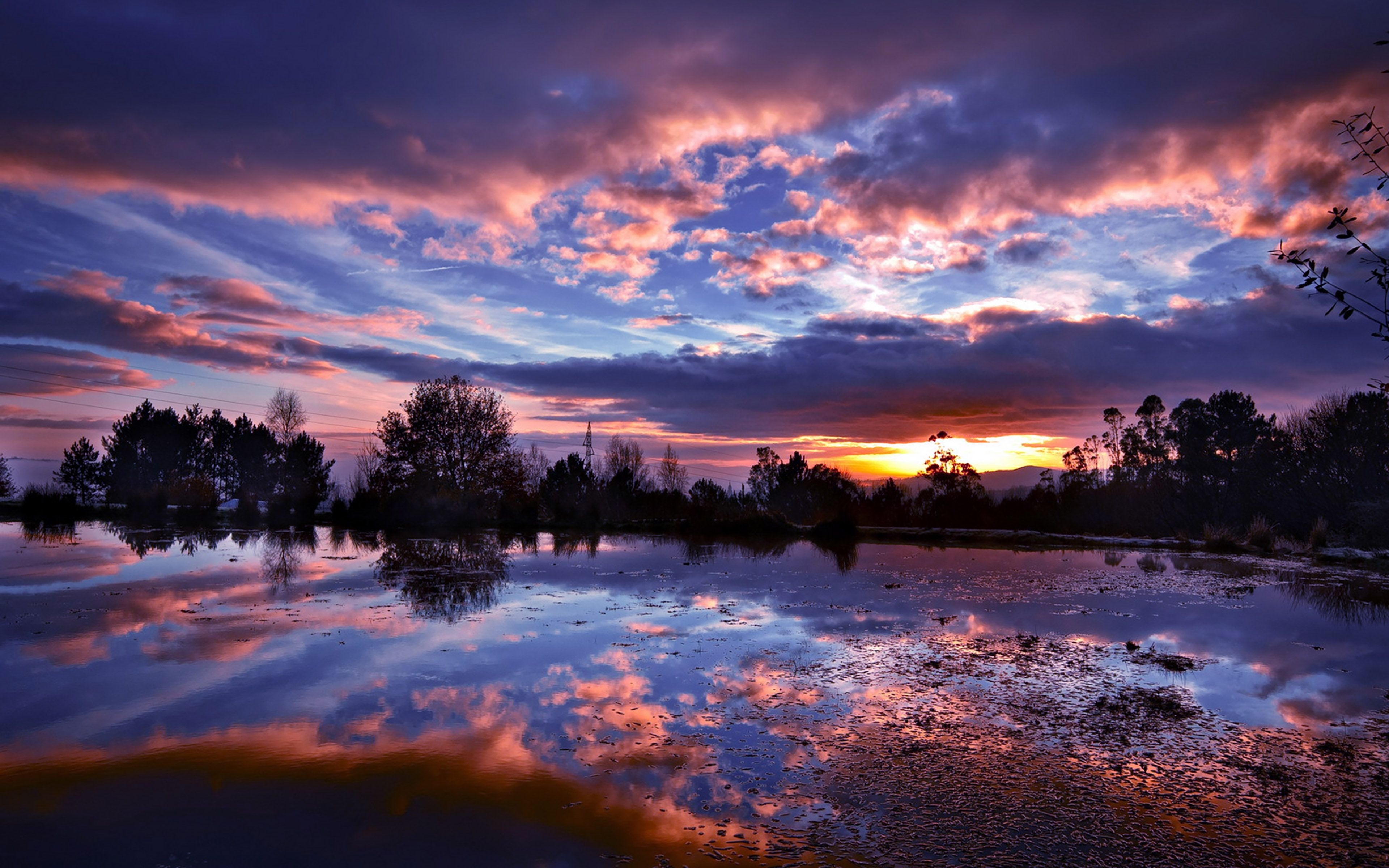 3840x2400 4K Nature at Night Wallpaper, Desktop