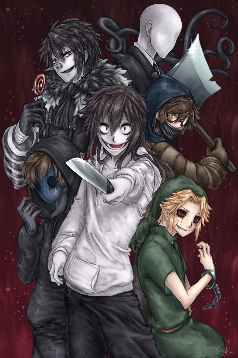 930x1390 ben drowned, eyeless jack, jeff the killer, laughing jack, slender, Phone