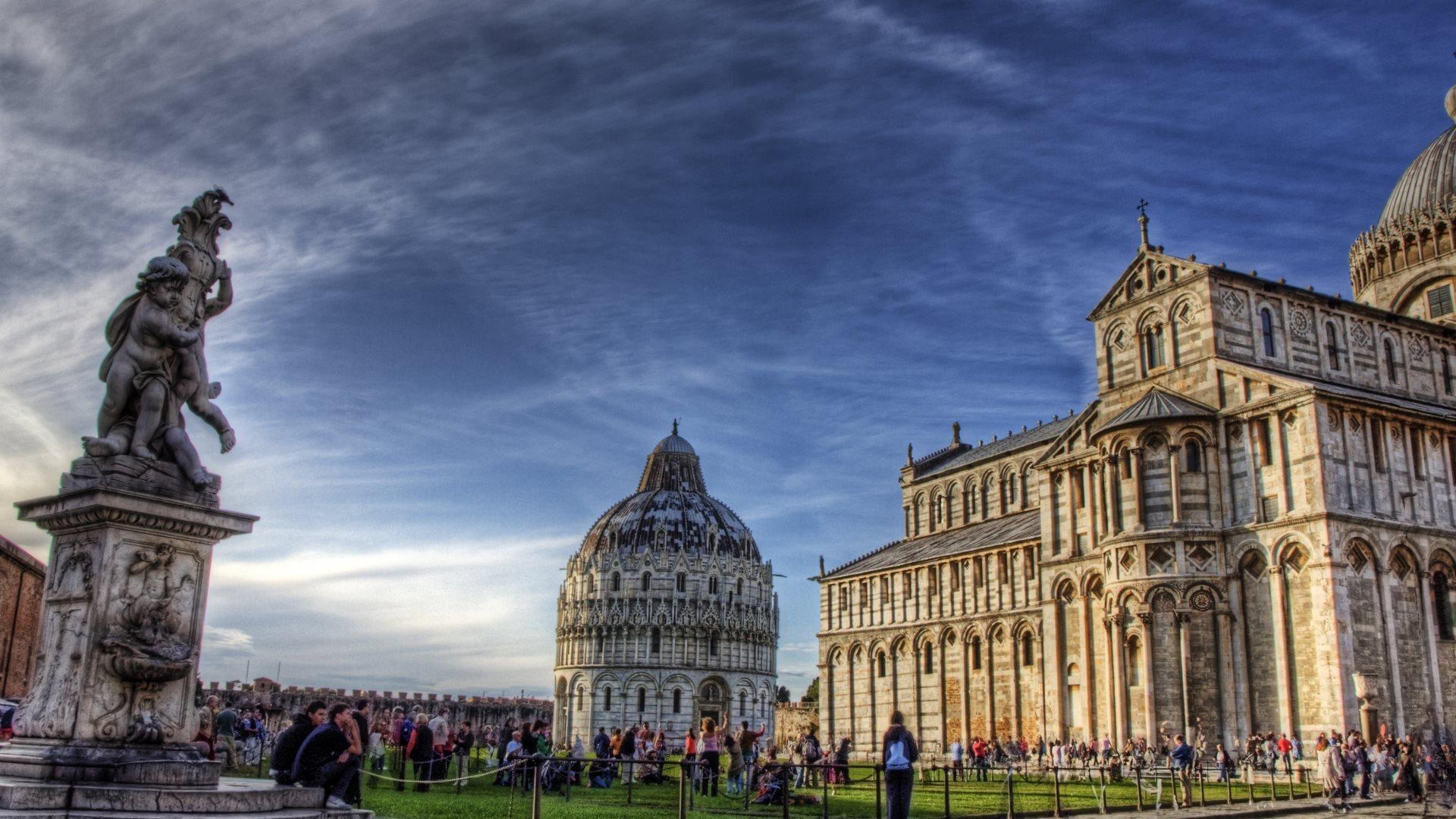 1920x1080 px Leaning Tower Of Pisa Wallpaper, Desktop