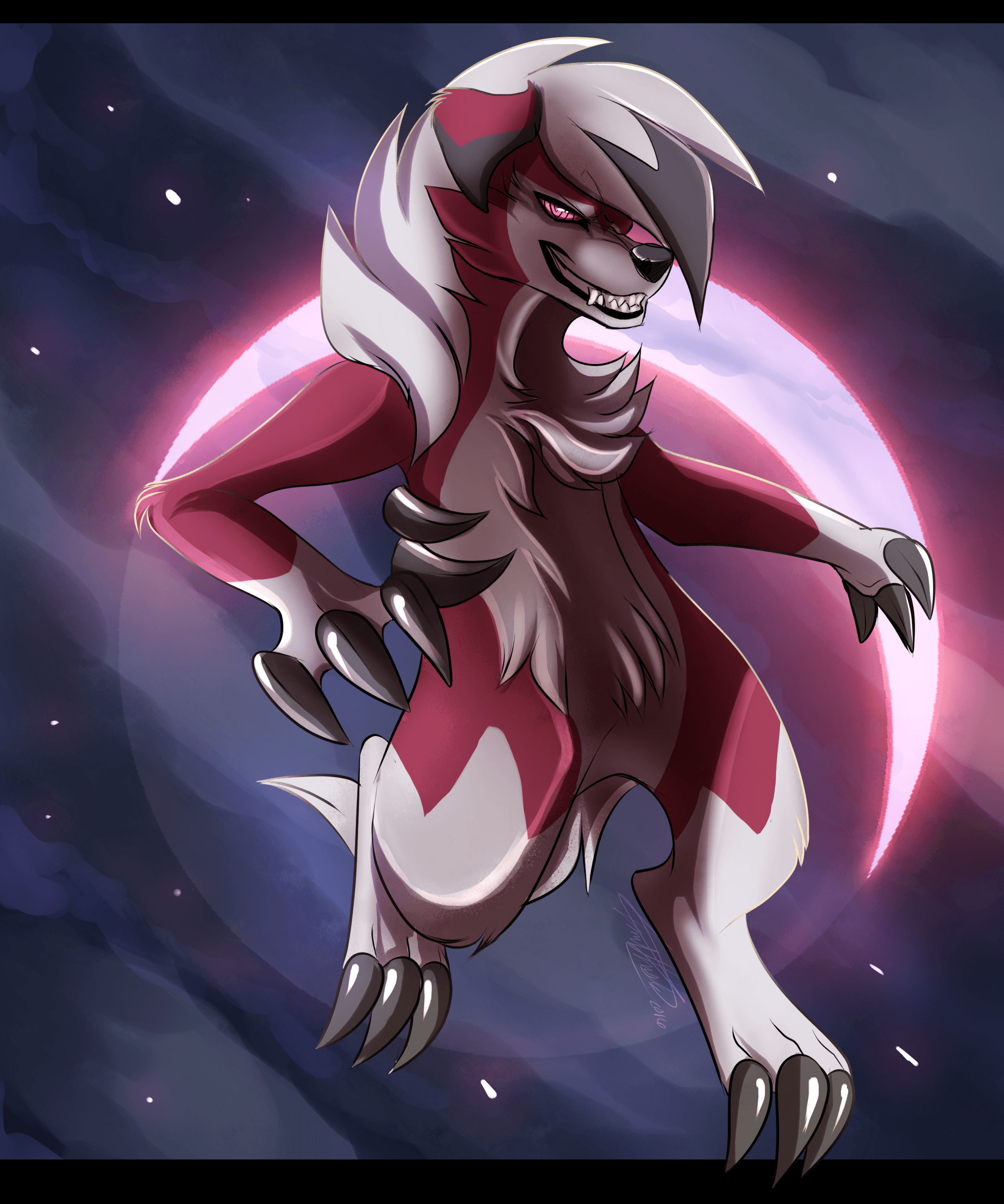 2500x3000 Lycanroc, Phone