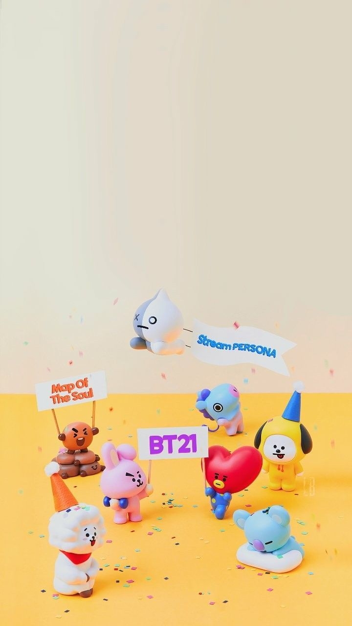 720x1280 BT21 LOCKSCREEN ♡. Cute cartoon wallpaper, Cartoon wallpaper, Phone