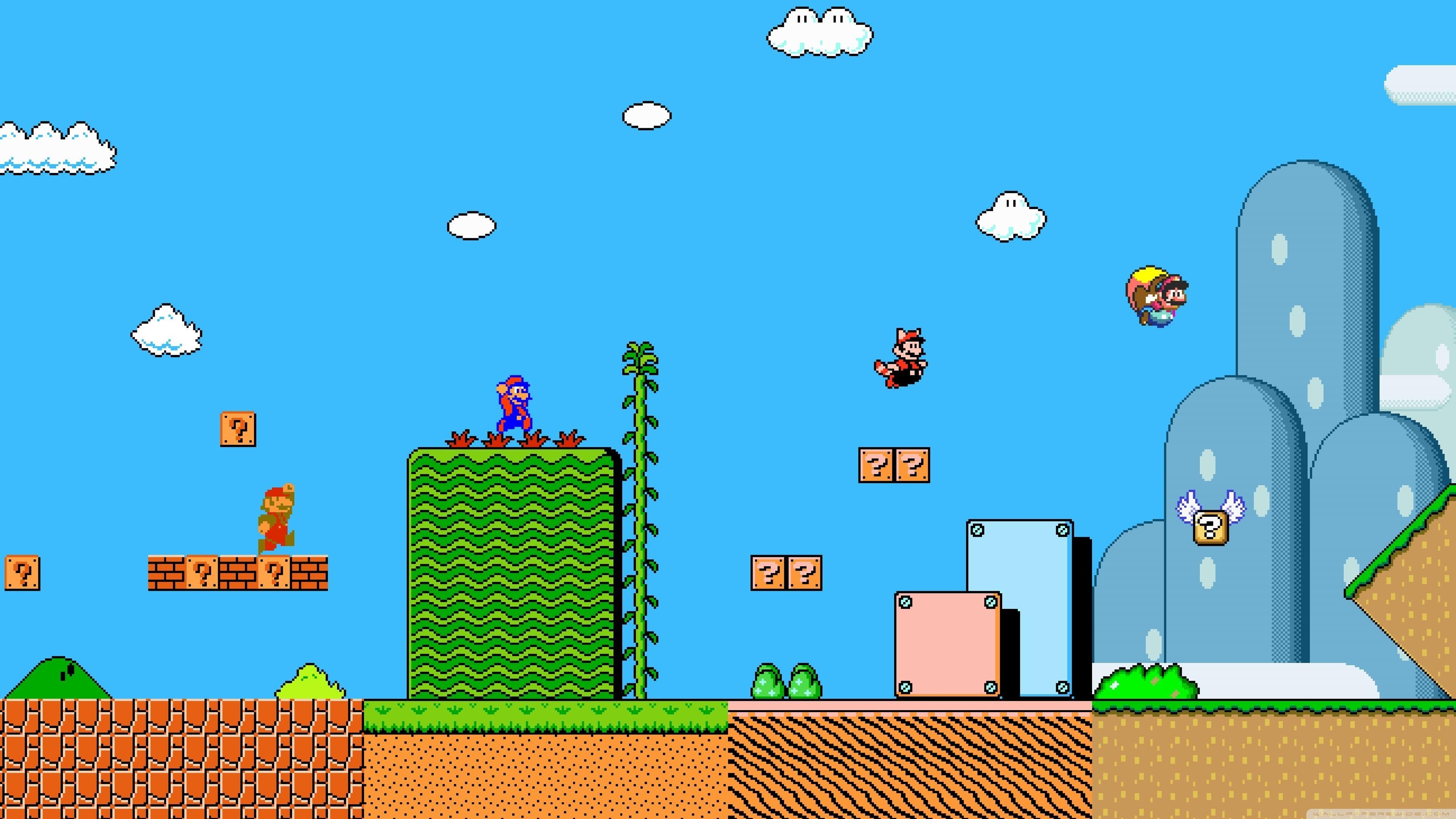 3840x2160 Classic Mario Wallpaper Free Classic Mario Background, Desktop