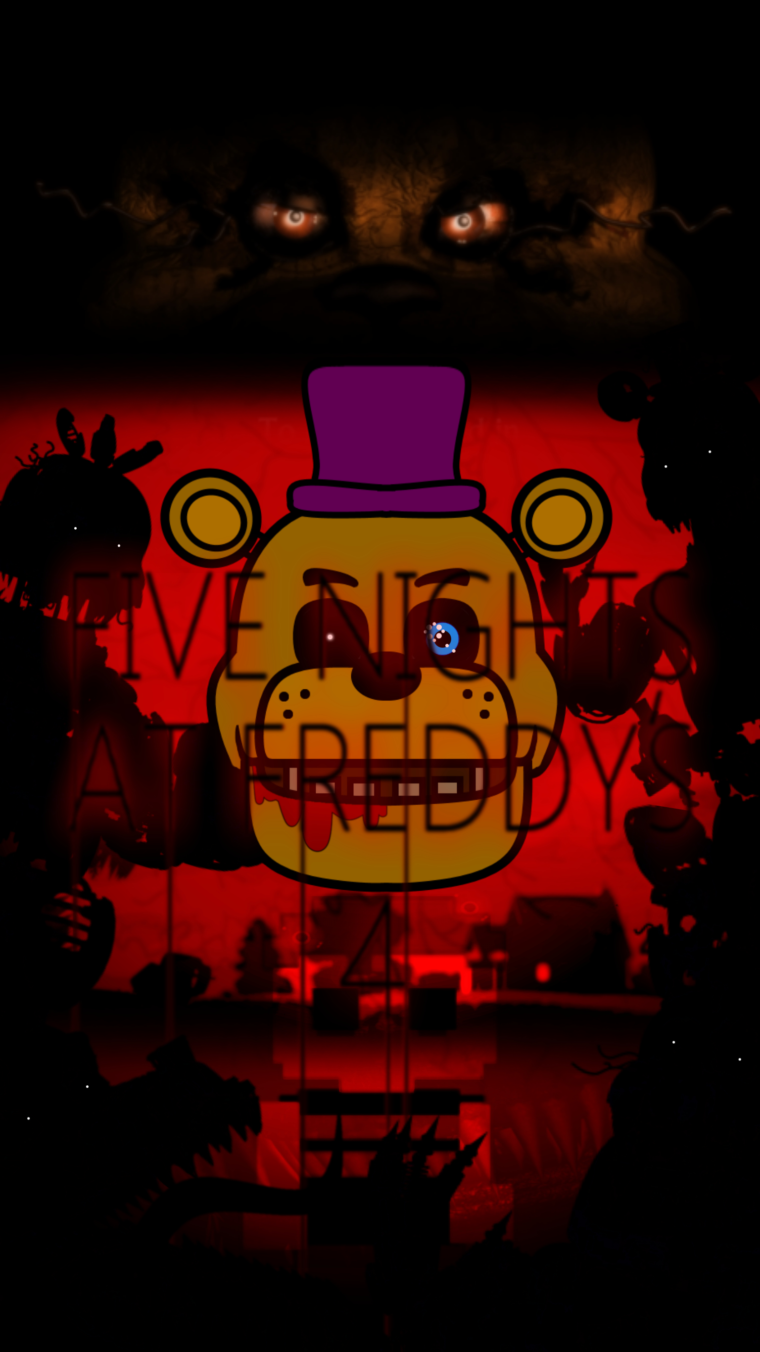 1540x2740 Happy Birthday FNaF 4 (phone wallpaper), Phone