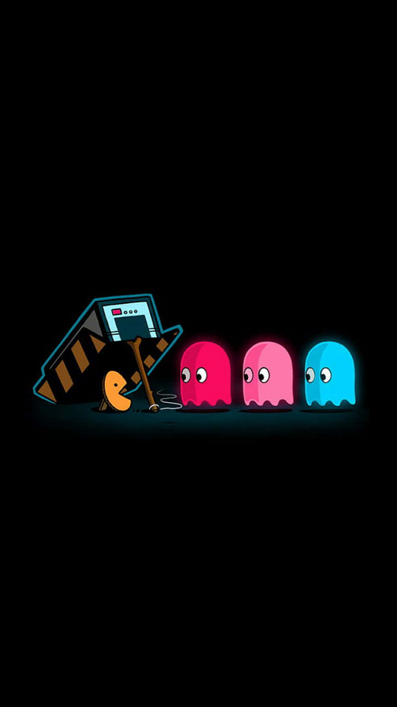 800x1430 Download Old School Fun with HD Pacman Wallpaper, Phone