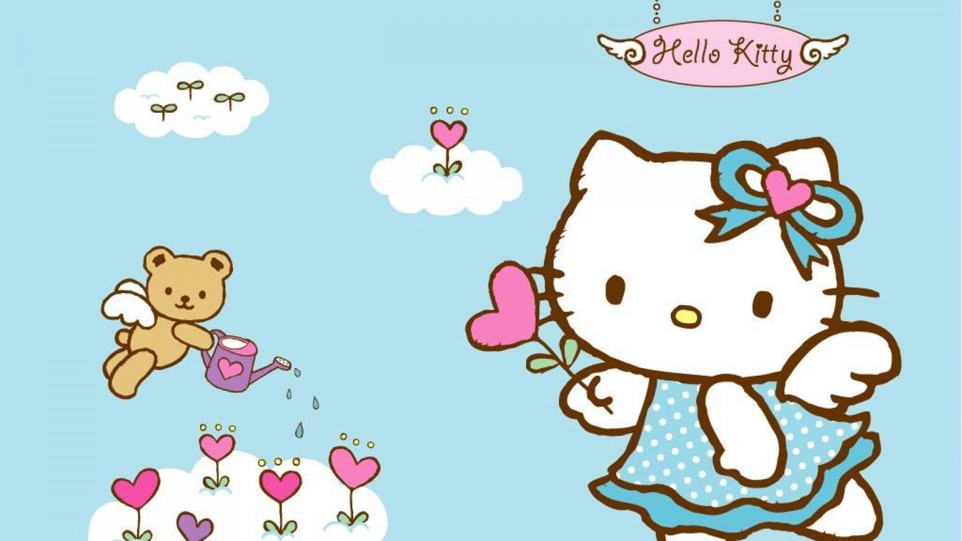 1920x1080 hello kitty background for laptop Gallery HD Wallpaper, Desktop