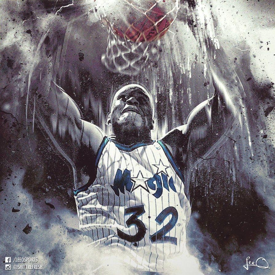 900x900 Shaquille O'Neal Orlando Magic NBA Artwork, Phone