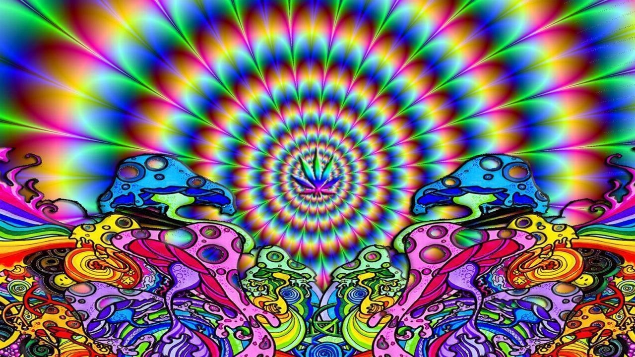 1280x720 Wallpaper Psychedelic Shrooms Colorful Hi PX Wallpaper, Desktop