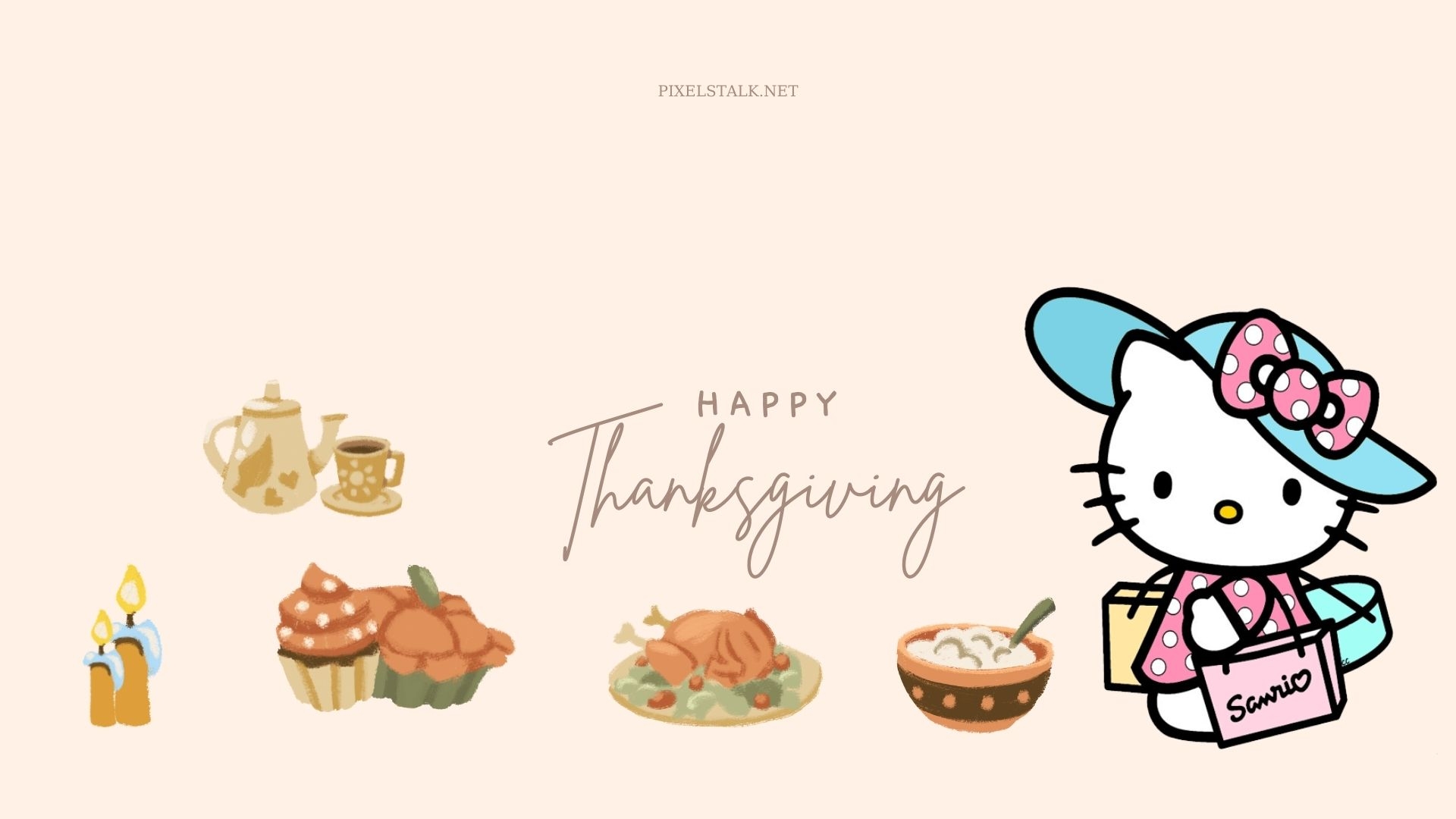 1920x1080 Hello Kitty Thanksgiving Wallpaper, Desktop