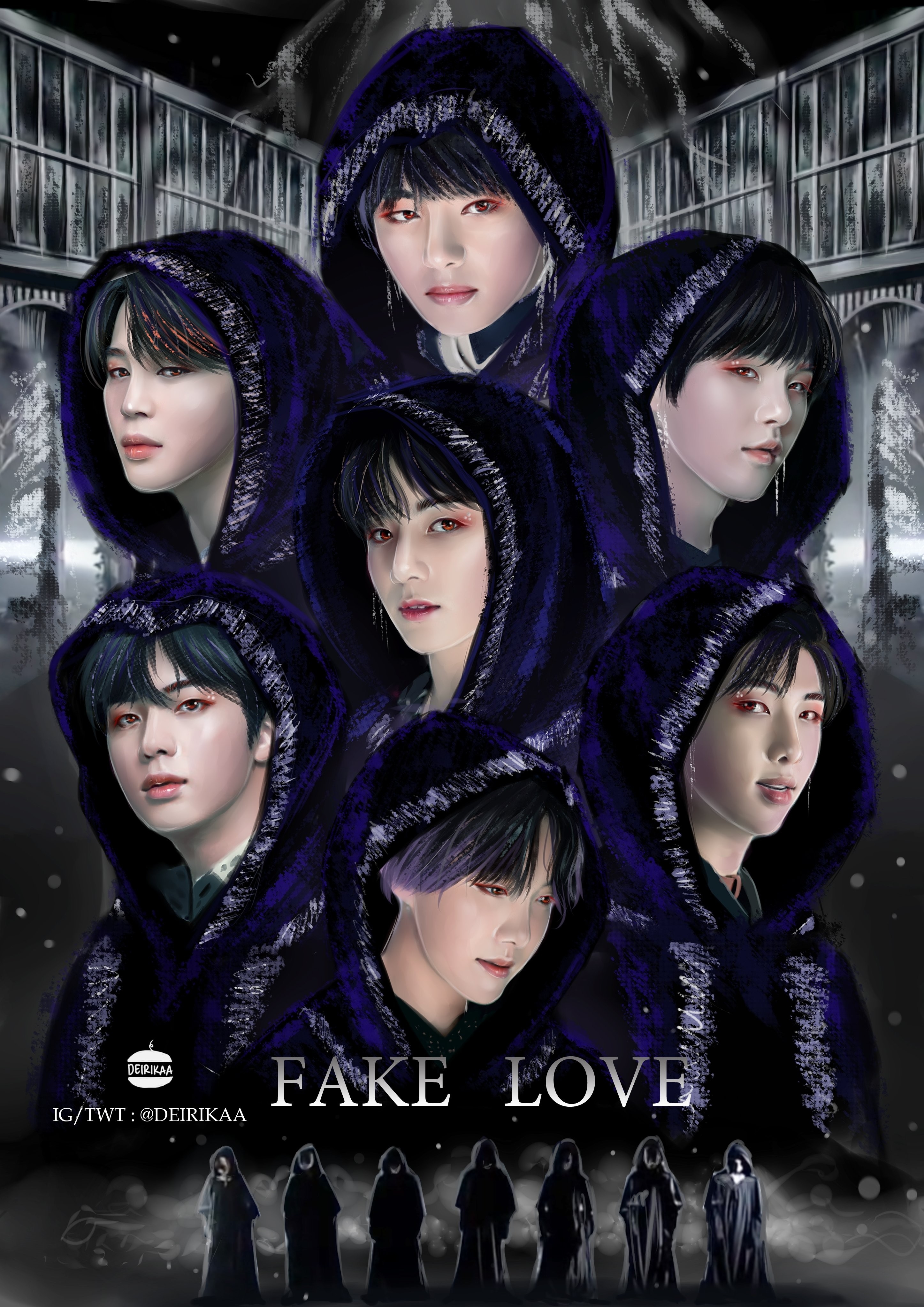 2900x4100 Bts Fake Love 0 16 Fake Love Bts, Phone