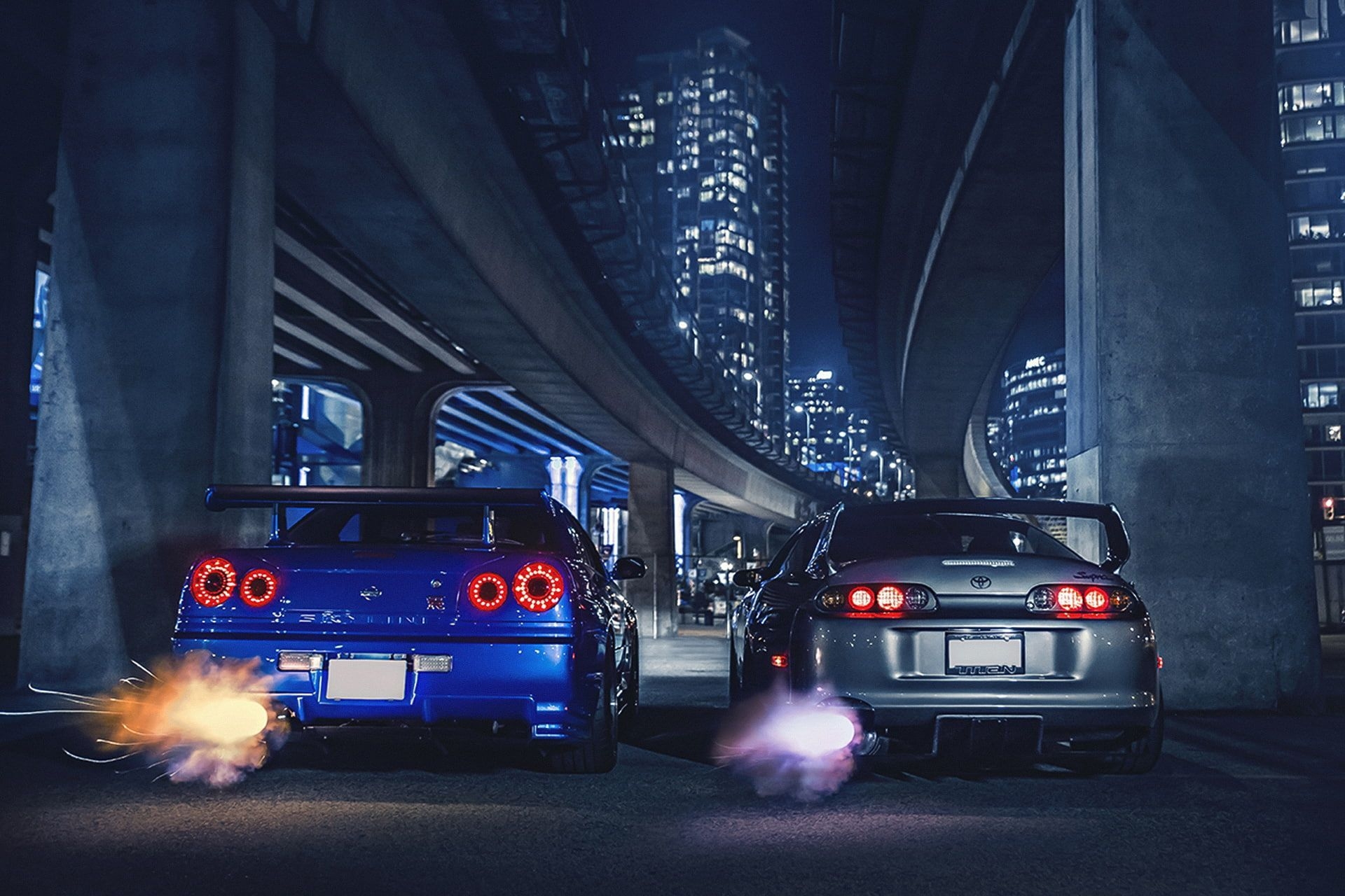 1920x1280 Nissan #Toyota #Cars #Supra #Skyline #Sport #R34 #Exhaust #Nigth P # wallpaper #hdwallpaper #desktop. Nissan r Gtr r Nissan gtr r34, Desktop