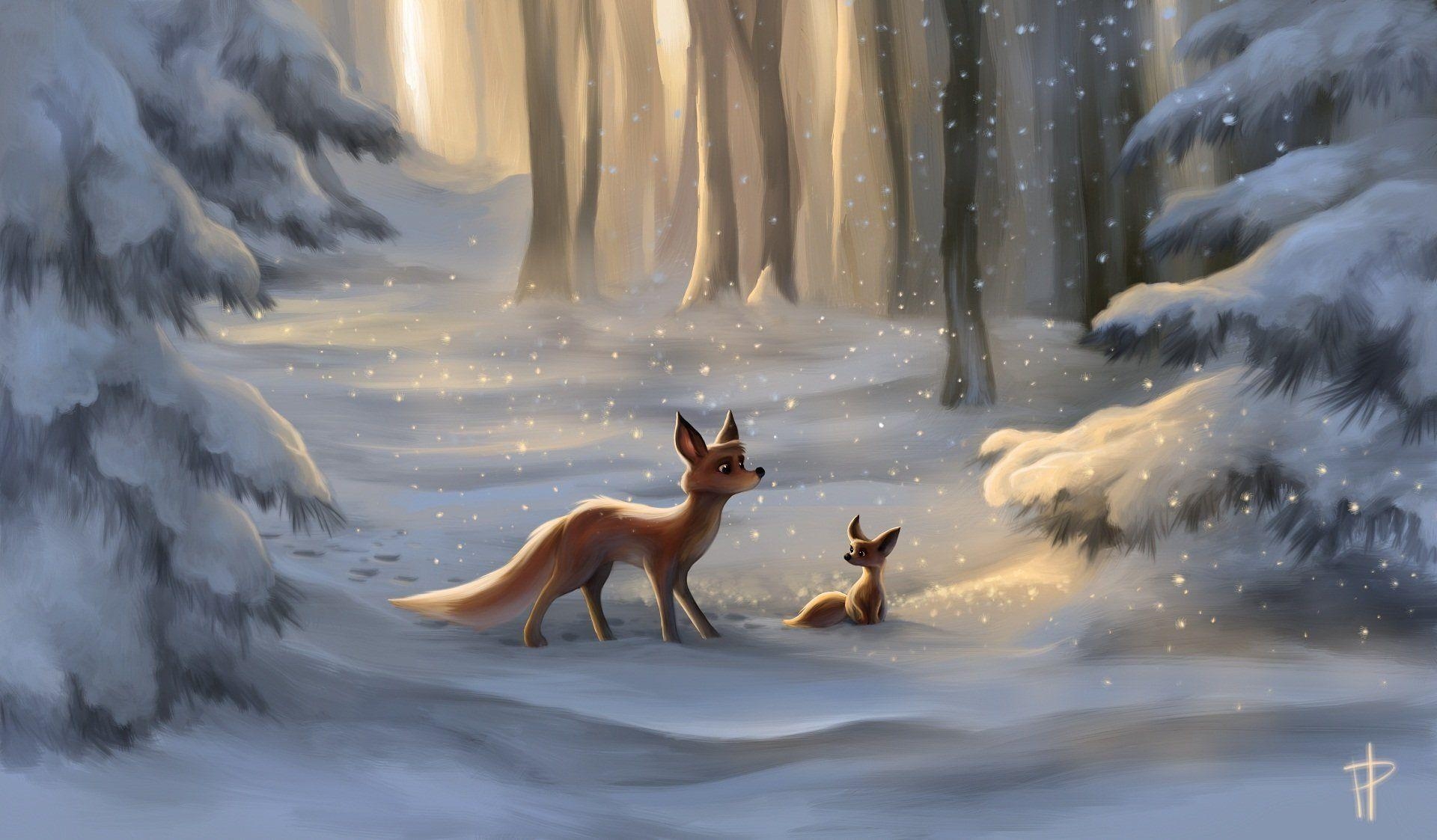 1920x1130 Group of Fox HD Wallpaper Art, Desktop