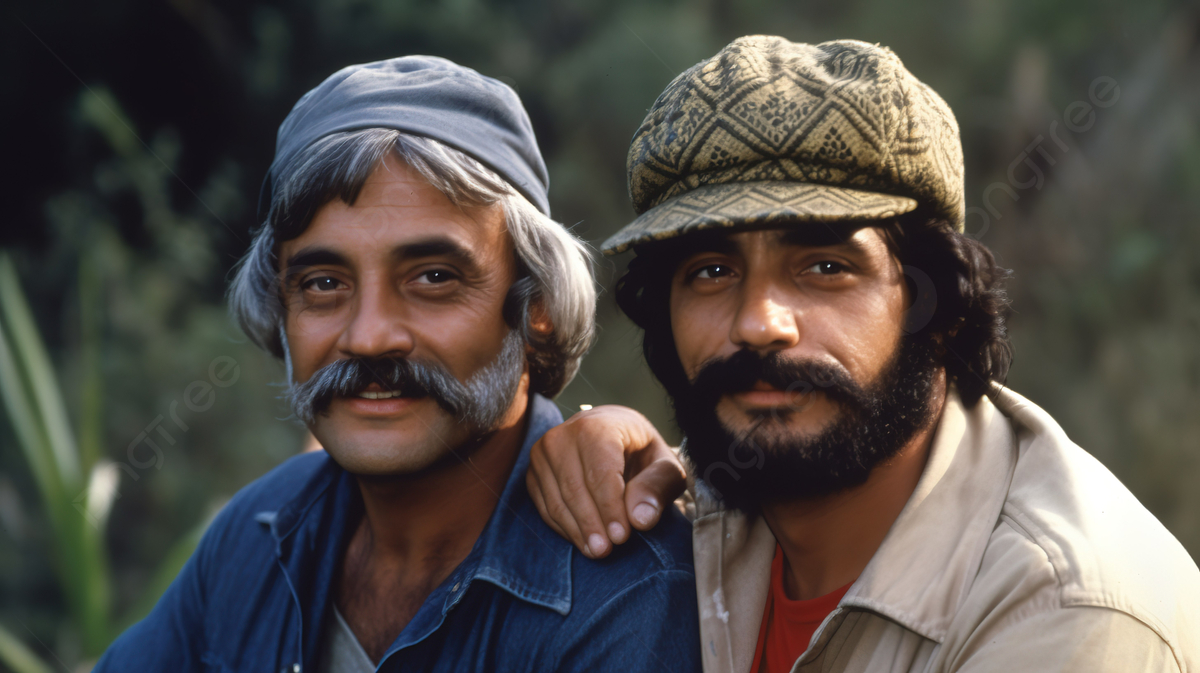 1200x680 Two Men Standing Side By Side With Mustaches Background, Cheech And Chong Picture Background Image And Wallpaper for Free Download, Desktop