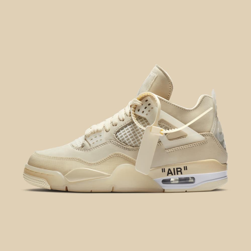 1000x1000 Detailed Picture Of The Off White X Air Jordan 4 Sail, Phone