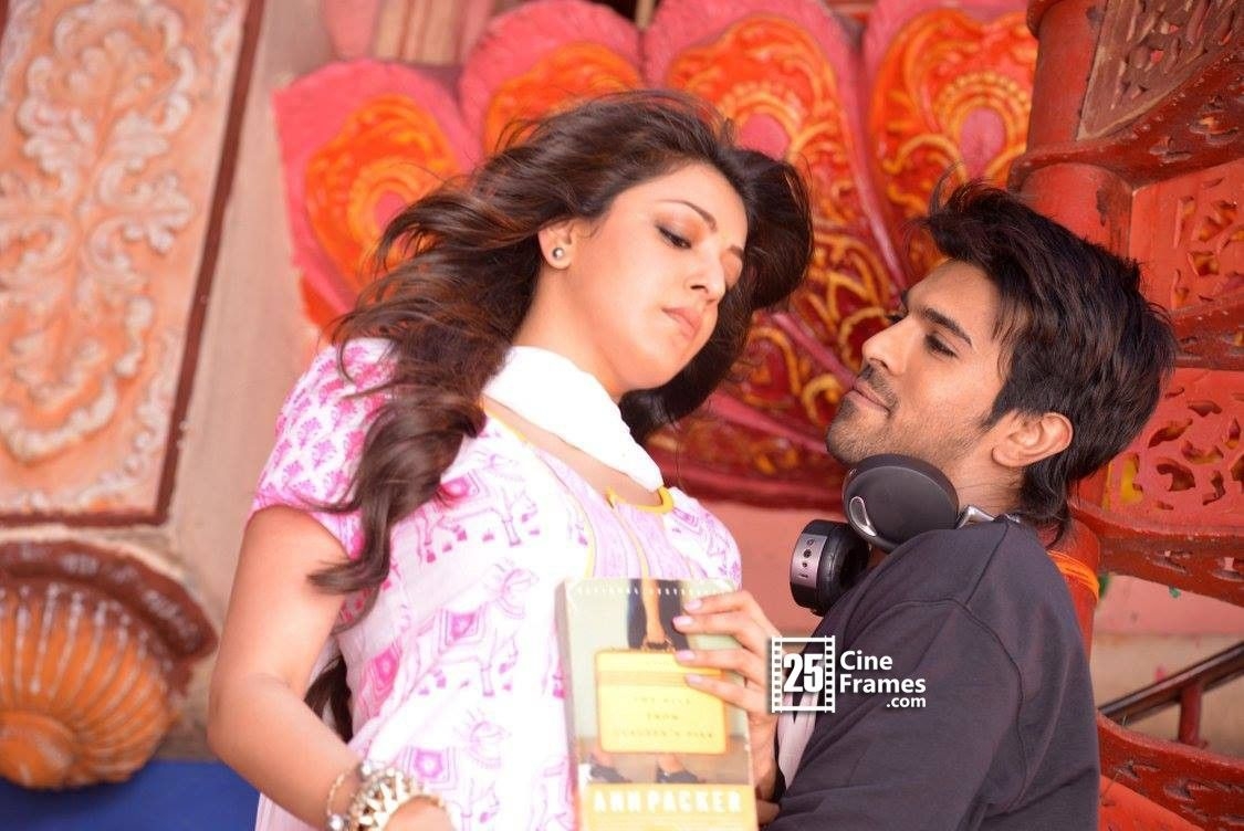 1130x760 Ram Charan Kajal Agarwal Govindhudu Andarivadele Movie StillsCineFrames, Desktop