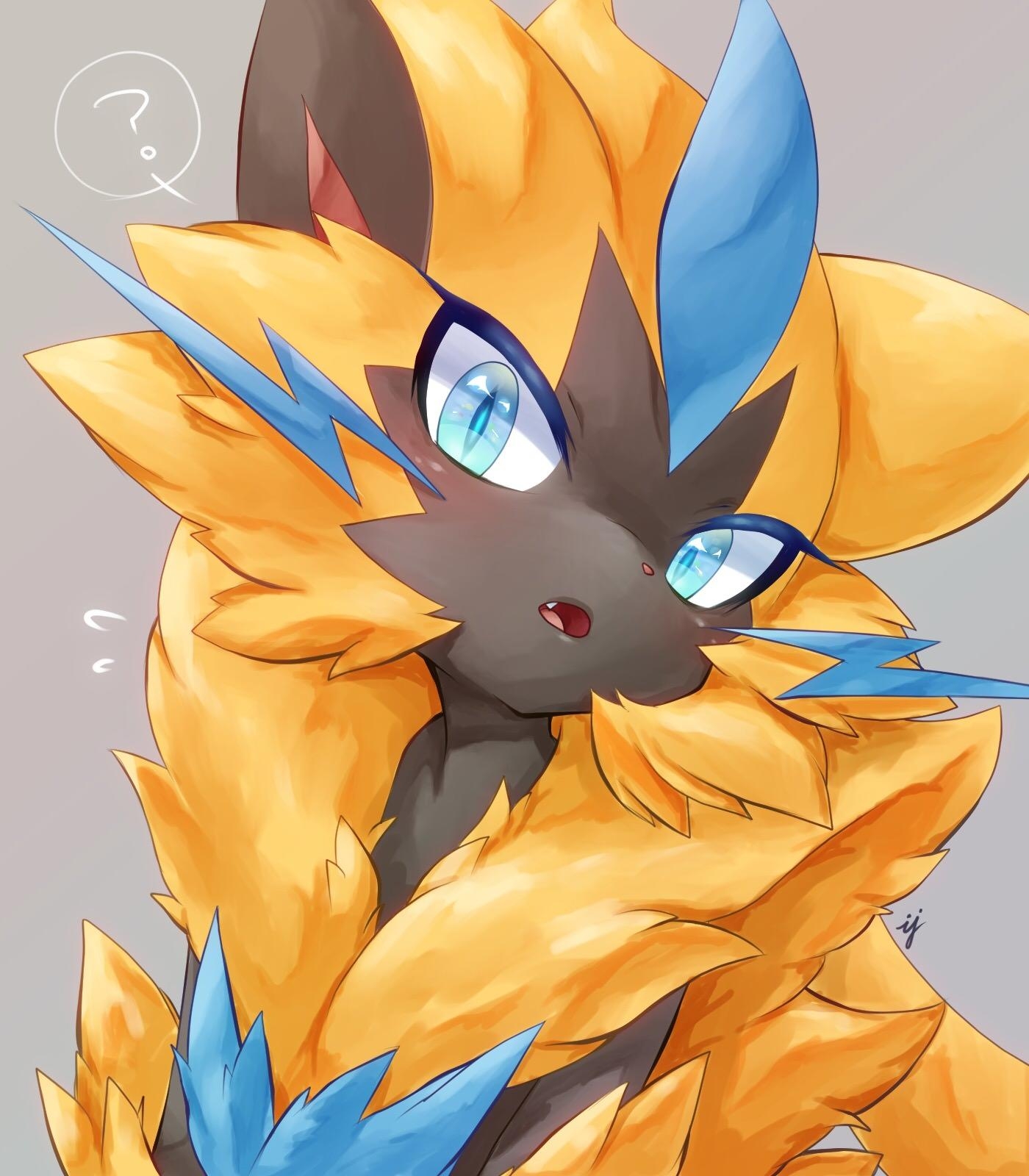 1400x1600 Zeraora by ij. Pokémon, Phone