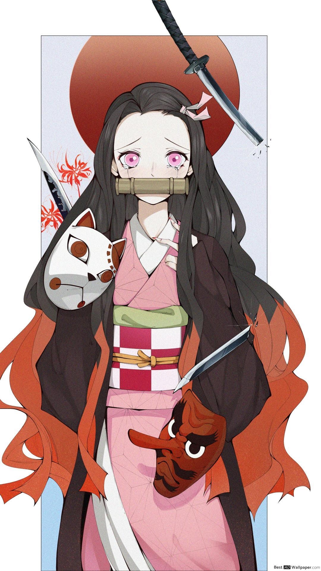 1080x1920 Demon Slayer, Kimetsu No Yaiba Kamado With Masks HD, Phone