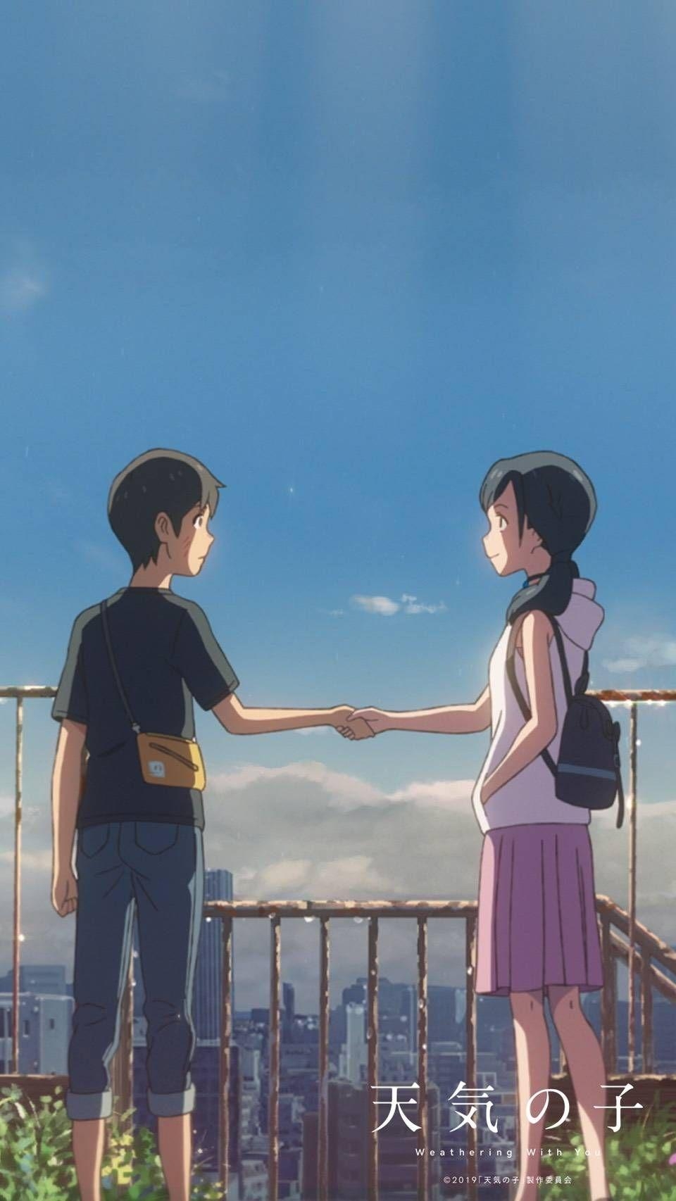 960x1710 Tenki No Ko ; Hina&Hodaka✧. Anime films, Anime cupples, Anime, Phone