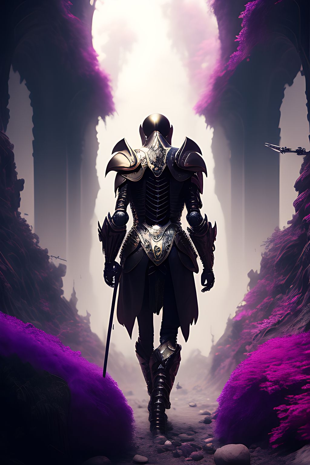 1030x1540 Blind Ferret68: A Skeleton Warrior, Phonk Wallpaper, Phonk Style, Purple Vibe, Walking Pose, By 六条 Onion, Trending On Artistation, Vinrant Purple Colours, Dark Theme, Dark Palatte, Looking Into Camera, By Bo Chen, Perfect, Phone