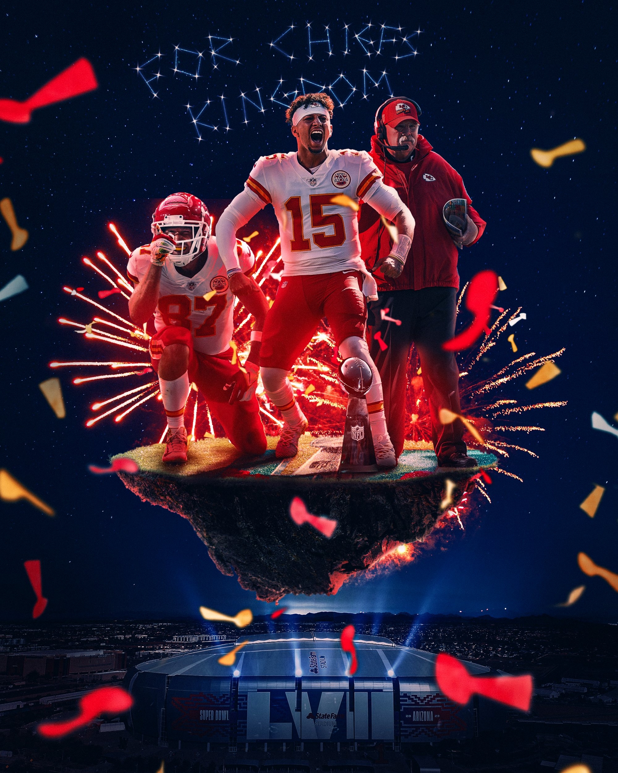 2000x2500 Kansas City Chiefs Super Bowl LVII Champions wallpaper, Phone