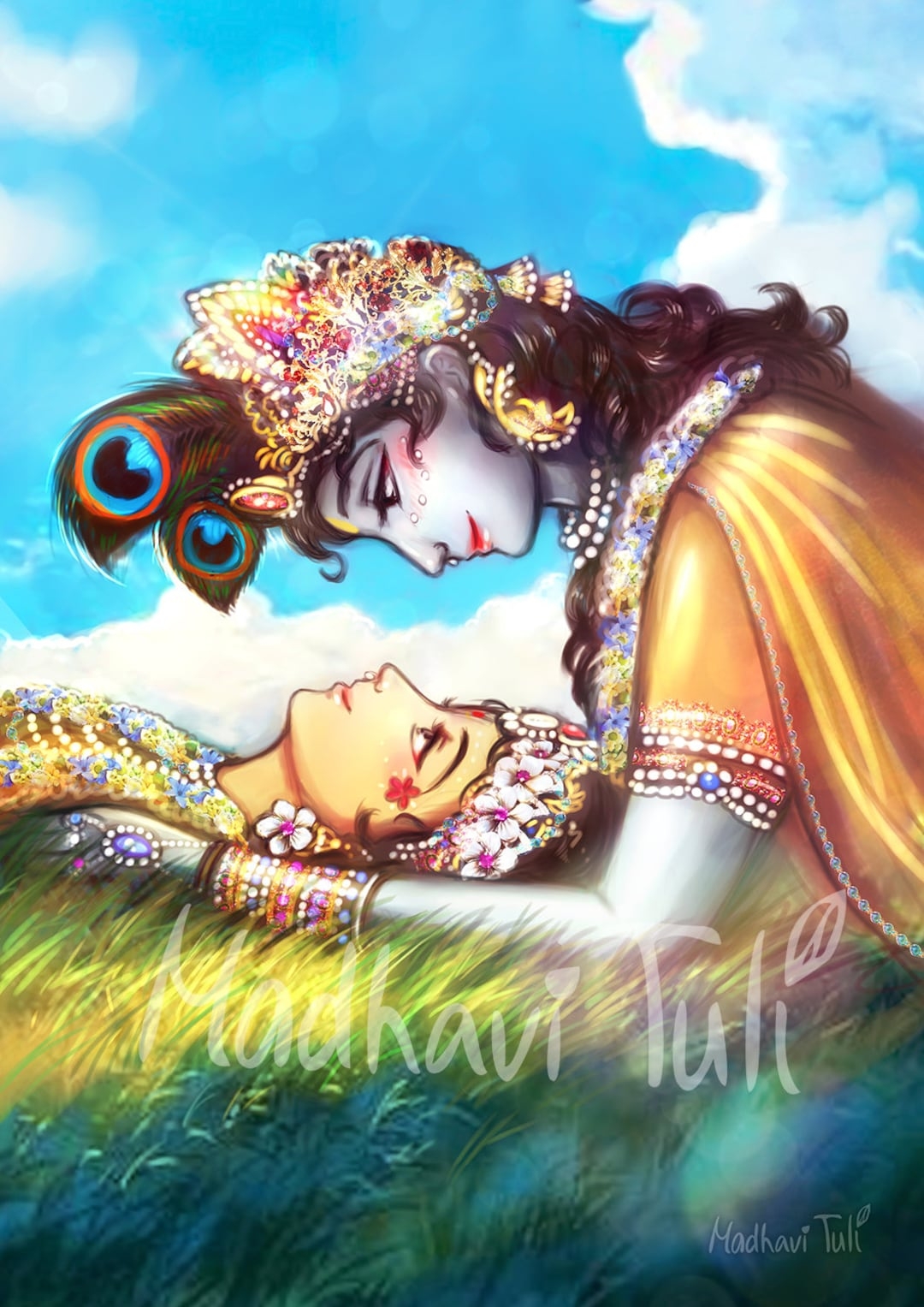 1080x1530 HD File Shri Krishna With Shri Radha 4k, Phone