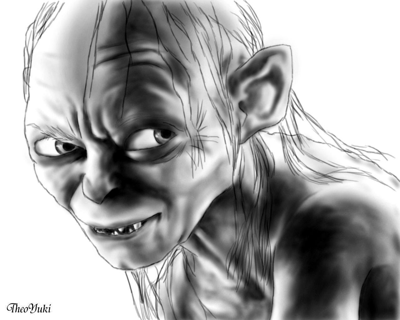 1280x1030 Gollum Wallpaper, Desktop