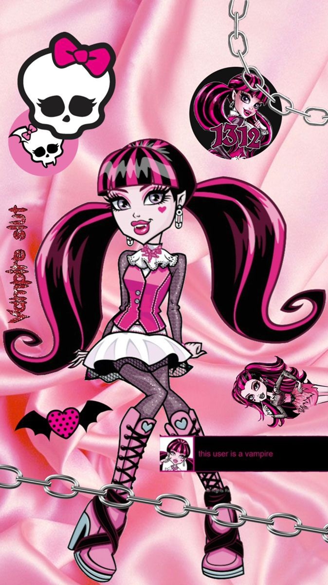 680x1200 Draculaura Wallpaper. Monster high art, Phone