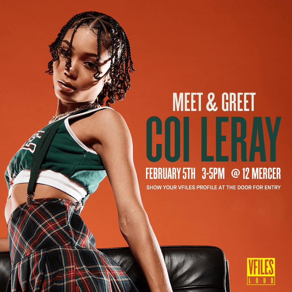 1000x1000 VFILES: YOU'RE INVITED: COI LERAY 12 MERCER + NEW MUSIC, Phone