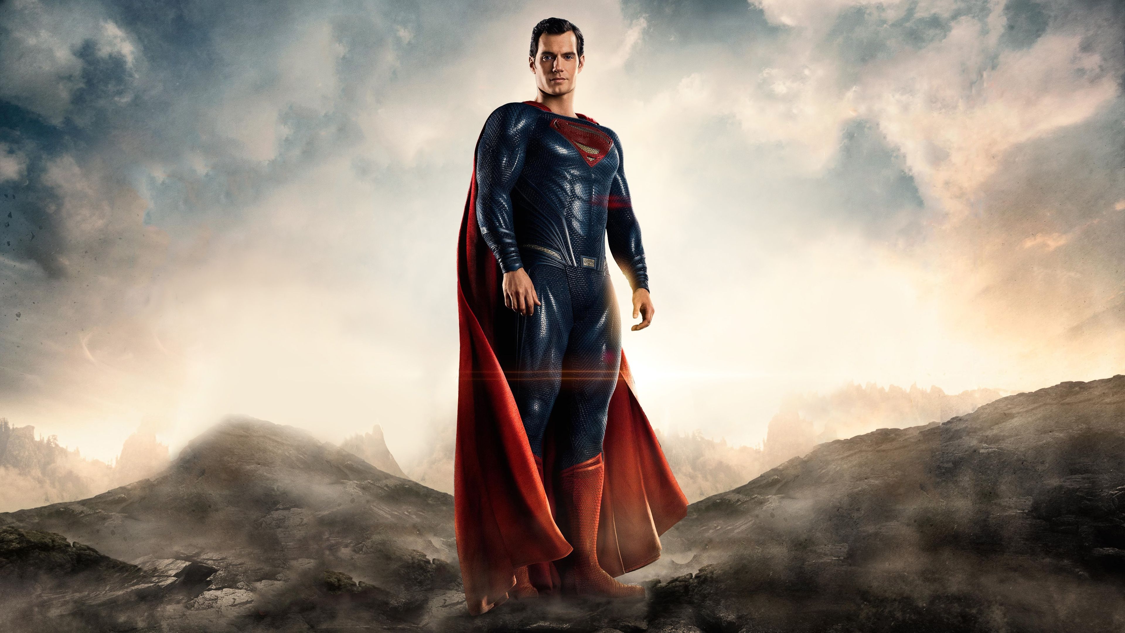 3840x2160 Superman Justice League Henry Cavill 4K, Desktop