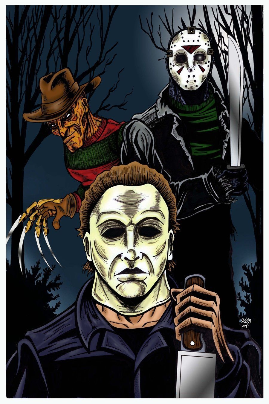 900x1350 Michael Jason Freddy Horror Wallpaper Free Michael Jason Freddy Horror Background, Phone